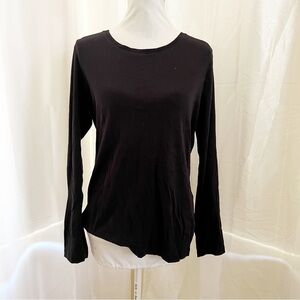 Black long sleeve Top Size XL